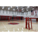 Gared RallyLine 3‑1/2" OD Scholastic Telescopic Two‑Court Volleyball System 6102