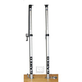 Gared RALLYLINE Scholastic 3.5″ OD Aluminum Telescopic Volleyball System – Adjustable Height (No Floor Sleeves) – Model 6105
