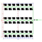 Alien Hydroponics EasyFeed 42 Pot 6 Row Kit