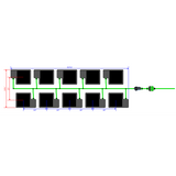 Alien Hydroponics EasyFeed 10 Pot 2 Row Kit