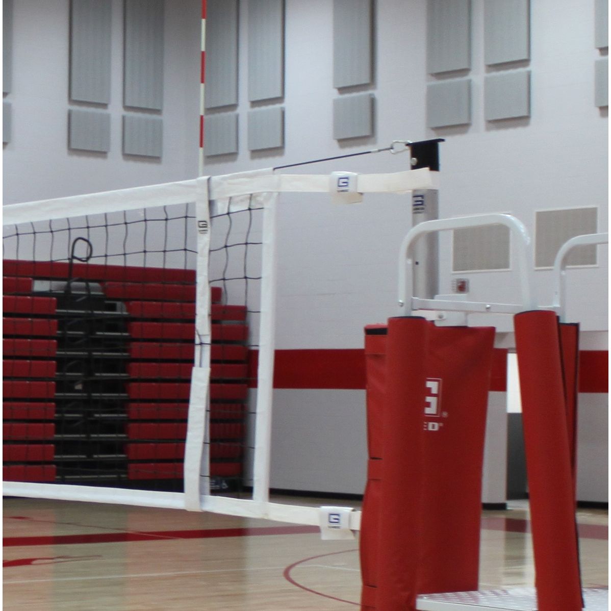 Gared Volleyball Net Buckle Covers Heavy‑Duty Vinyl with Velcro® Attachments Set of 4 6251