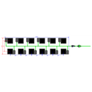 Alien Hydroponics EasyFeed 12 Pot 2 Row Kit