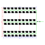 Alien Hydroponics EasyFeed 54 Pot 6 Row Kit