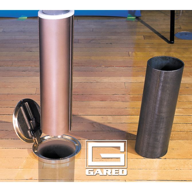 Gared 3″ OD Volleyball Floor Sleeve Heavy‑Gauge Steel 6404