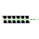 Alien Hydroponics EasyFeed 12 Pot 2 Row Kit