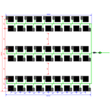 Alien Hydroponics EasyFeed 54 Pot 6 Row Kit