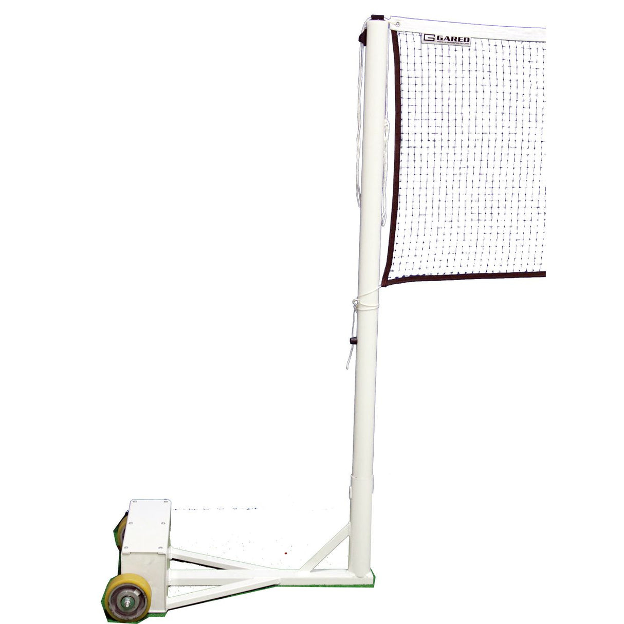 Gared Flick® Heavy-Duty Portable Badminton System Round Post 120 lb Base Regulation Size 21′ × 2′ 6″ 6640