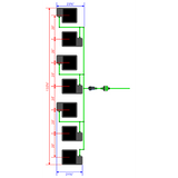 Alien Hydroponics EasyFeed 7 Pot 7 Row Kit