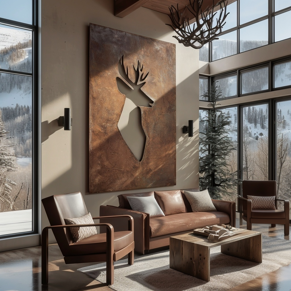 The Crownwood - Metal Wall Art