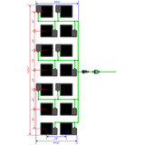 Alien Hydroponics EasyFeed 14 Pot 7 Row Kit