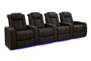 Valencia Tuscany Ultimate Luxury Leather Home Theater Seating