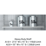 YODOKO Accessories for Premium Outdoor Large Shed LMDS Storage System