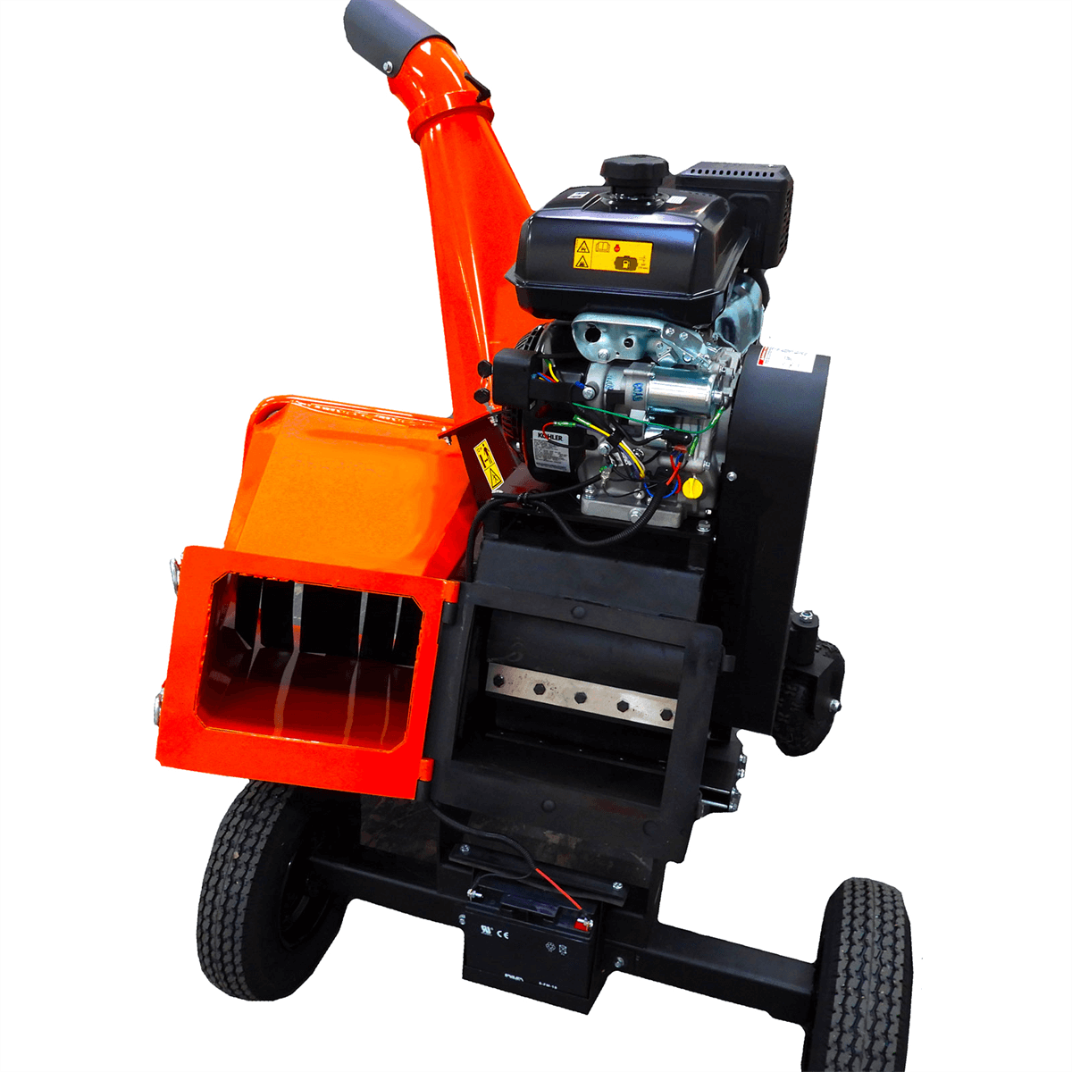 Chery Industrial 6" 14HP 429cc Kinetic Cyclonic Drum Chipper Shredder (Electric Start)