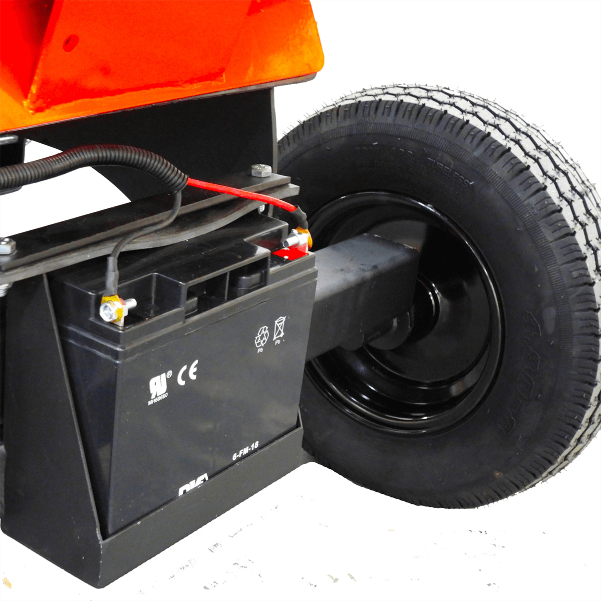Chery Industrial 6" 14HP 429cc Kinetic Cyclonic Drum Chipper Shredder (Electric Start)