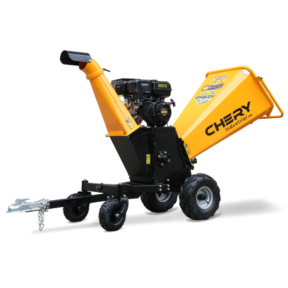 Chery Industrial 6" 15 HP 420cc Gas-Powered Wood Chipper