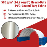 Arch Storage Shelter Single Truss Galvanized Frame Shipping Container Shelter