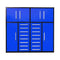 Chery Industrial 7ft Garage Storage Cabinet with 16 Drawers