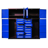 Chery Industrial 7ft Garage Storage Cabinet with 16 Drawers