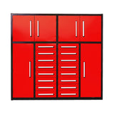 Chery Industrial 7ft Garage Storage Cabinet with 16 Drawers