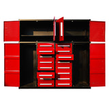 Chery Industrial 7ft Garage Storage Cabinet with 16 Drawers