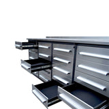 Chery Industrial 7ft Heavy Duty Garage Workbench Cabinet with 20 Drawers