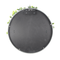 Designer Plants USA Luxury Artificial Green Plant Wall Circle 30" White Frame UV Resistant