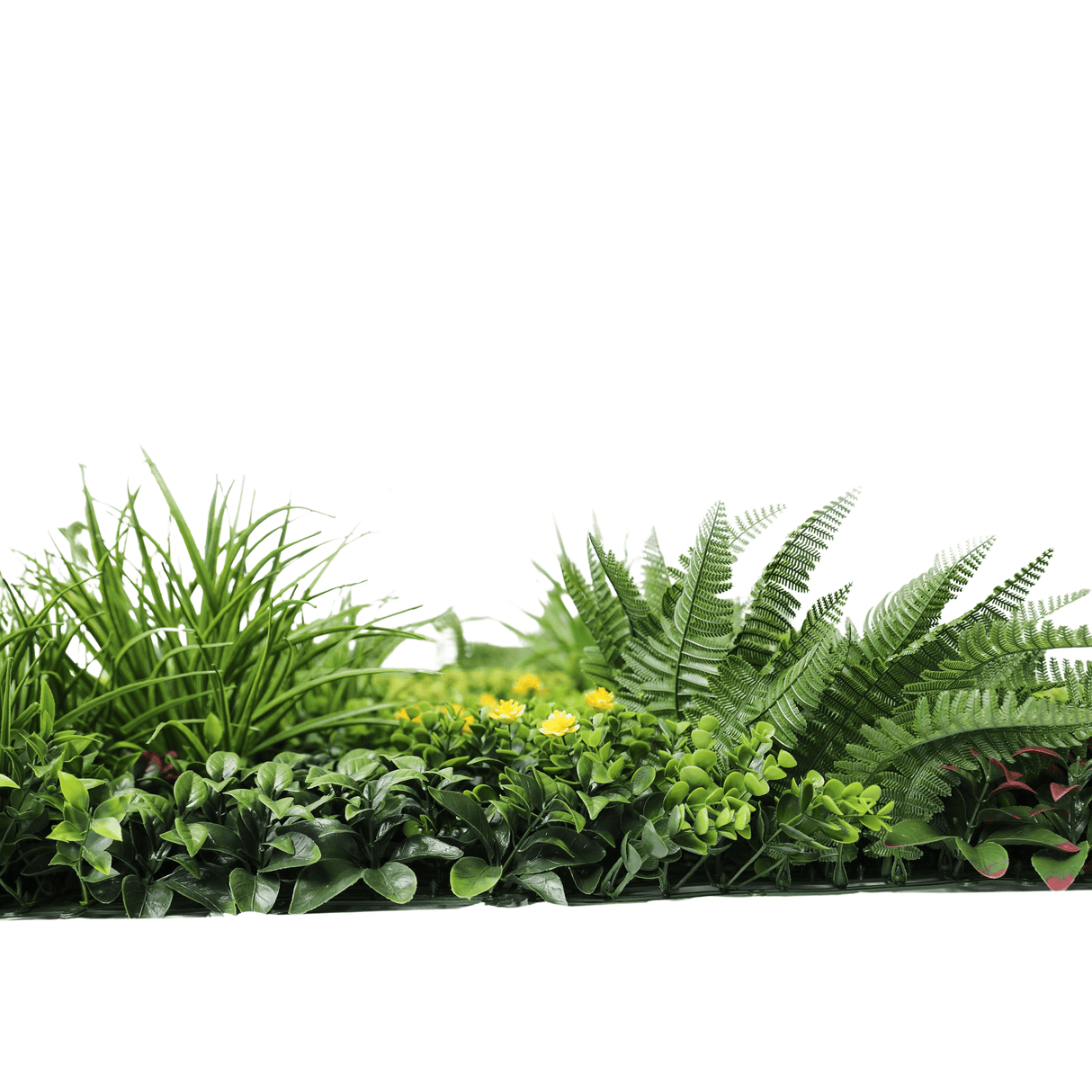 Designer Plants USA Luxury Country Fern Artificial Vertical Garden 40" x 40" 11SQ FT Commercial Grade UV Resistant