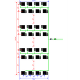 Alien Hydroponics EasyFeed 28 Pot 7 Row Kit