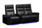 Valencia Monza Leather Home Theater Seating With Carbon Fiber Panel