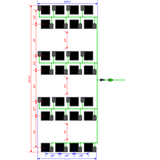 Alien Hydroponics EasyFeed 28 Pot 7 Row Kit
