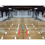 Gared Master Competition‑Grade Telescopic Two‑Court Volleyball System 7307