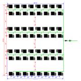Alien Hydroponics EasyFeed 56 Pot 7 Row Kit