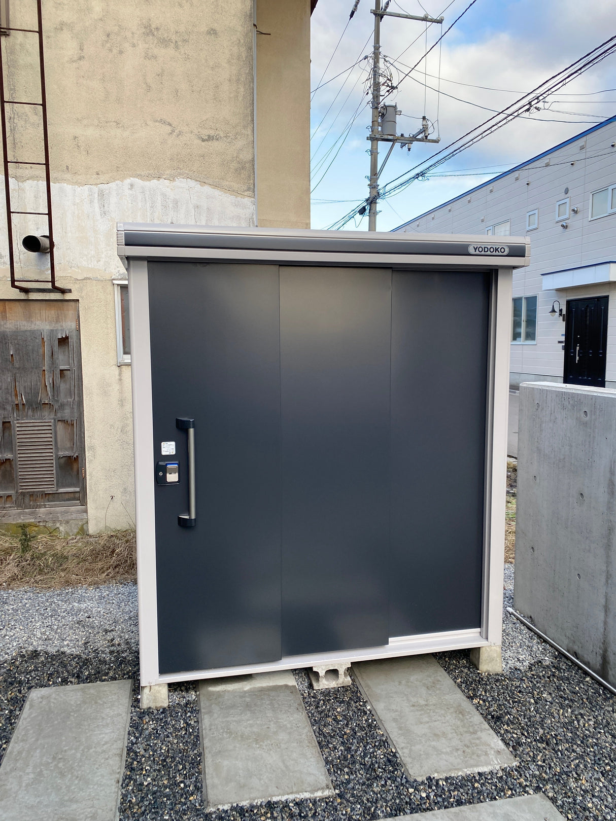 Premium Outdoor Large Shed LMDS Galvanized Steel Storage Shed