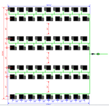 Alien Hydroponics EasyFeed 63 Pot 7 Row Kit