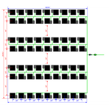Alien Hydroponics EasyFeed 63 Pot 7 Row Kit