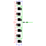 Alien Hydroponics EasyFeed 8 Pot 8 Row Kit
