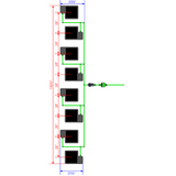 Alien Hydroponics EasyFeed 8 Pot 8 Row Kit