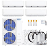 MRCOOL DIY 5th Gen 48,000 BTU 4‑Zone 21.5 SEER2 Ductless Mini Split Heat Pump System (6K + 6K + 9K + 24K)