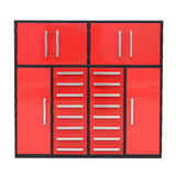 Chery Industrial 7ft Garage Storage Cabinet with 16 Drawers