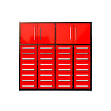 Chery Industrial 7ft Garage Storage Cabinet (32 Drawers & 2 Cabinets)