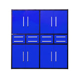 Chery Industrial 7ft Garage Storage Cabinet (8 Drawers & 4 Cabinets)