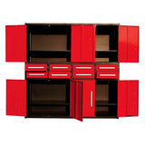 Chery Industrial 7ft Garage Storage Cabinet (8 Drawers & 4 Cabinets)