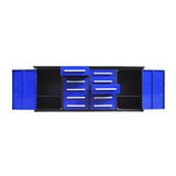 Chery Industrial 7ft Heavy Duty Workbench with 10 Drawers & 2 Cabinets