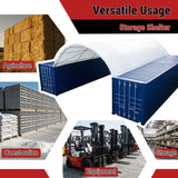 Single Truss Arch Storage Shelter 35.2′ × 39.9′ × 16.4′