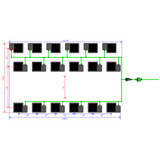 Alien Hydroponics EasyFeed 18 Pot 3 Row Kit