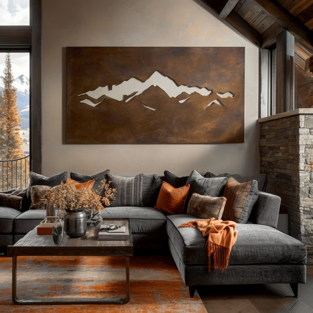 The Western Ascent - Metal Wall Art