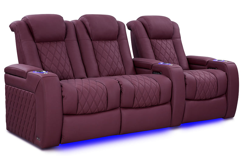 Valencia Tuscany Ultimate Luxury Leather Home Theater Seating