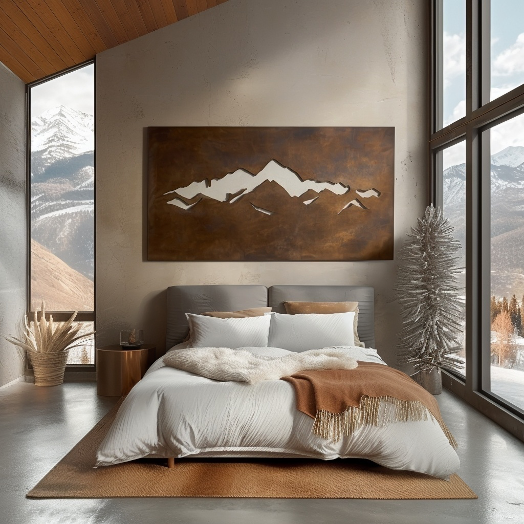 The Western Ascent - Metal Wall Art