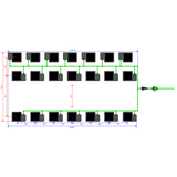 Alien Hydroponics EasyFeed 21 Pot 3 Row Kit