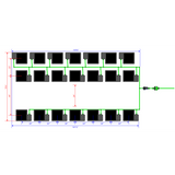 Alien Hydroponics EasyFeed 21 Pot 3 Row Kit